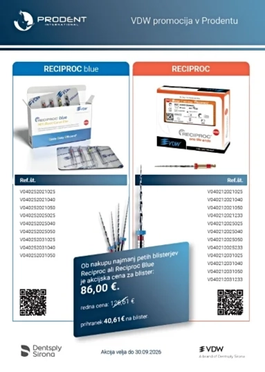 VDW akcija Reciproc / R. Blue